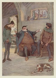 Va, porte cette lettre à Madame Page, et toi celle-ci à Madame Ford - Hugh Thomson